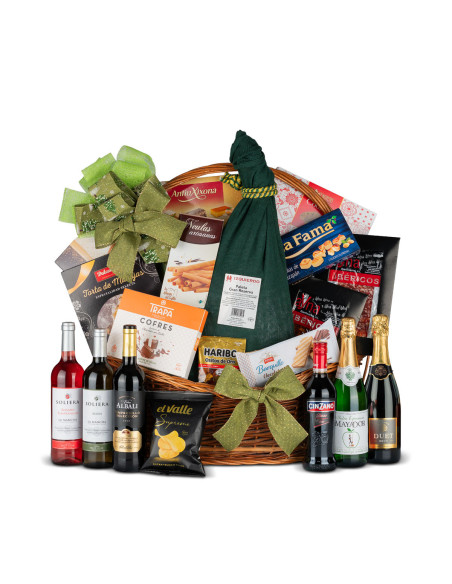 Cesta Navidad 34 | Selección Completa con Paleta Ibérica y Vinos