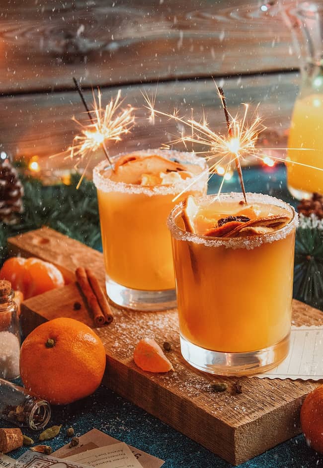 Bebidas navideñas.
