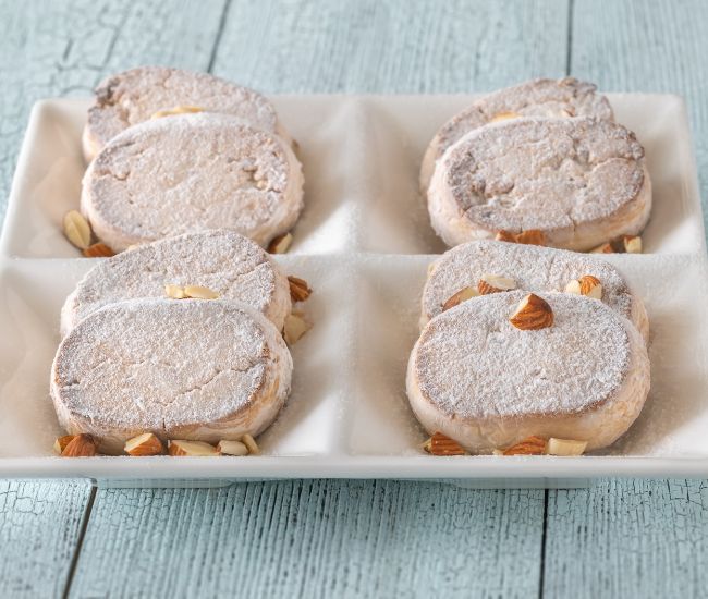 Polvorón navideño